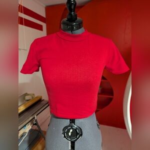 Bad Girl Crop Top in Red - Vixen by Micheline Pitt